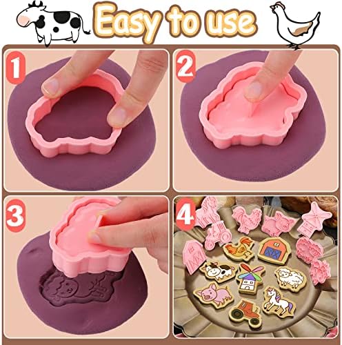 Cunhill Farm Animal Cookie Cutters Set - 8 PC