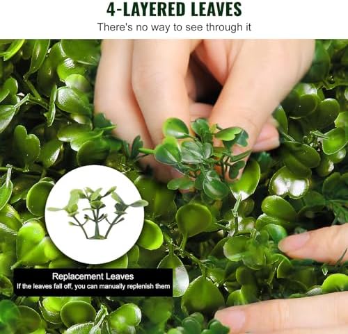 Sleek 3ft Outdoor Artificial Boxwood Topiary with Replaceable Leaves