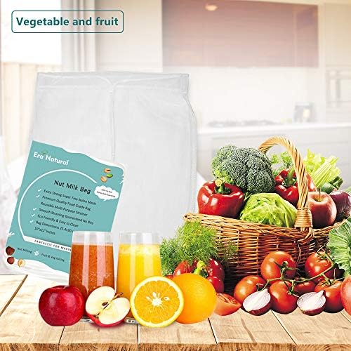 MatulNalra Reusable Nut Milk Bag 3-Pack