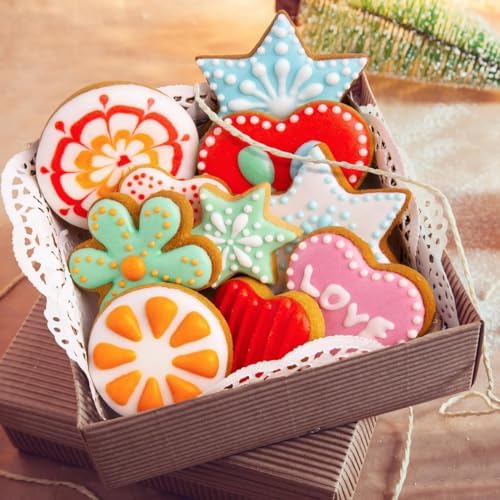 Upgrade 12-Piece Metal Cookie Cutters Set for Perfectly Pieces