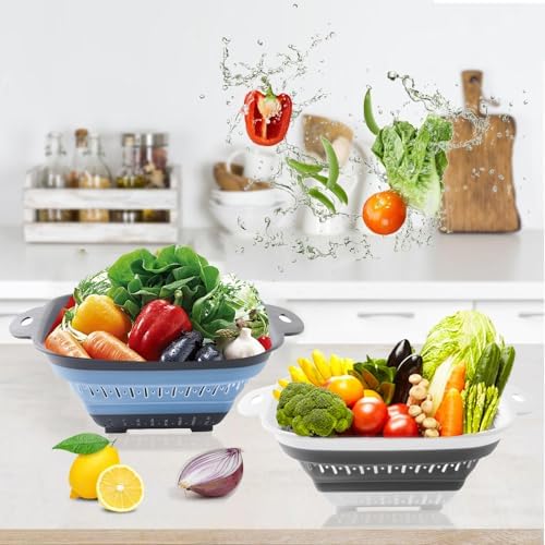 Collapsible Silicone Colander Set