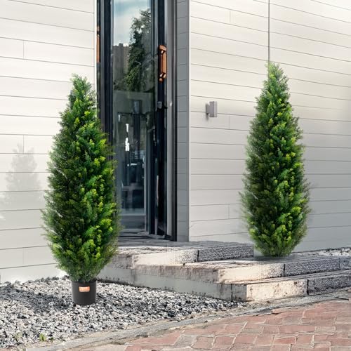 Artificial Cedar Topiary 48