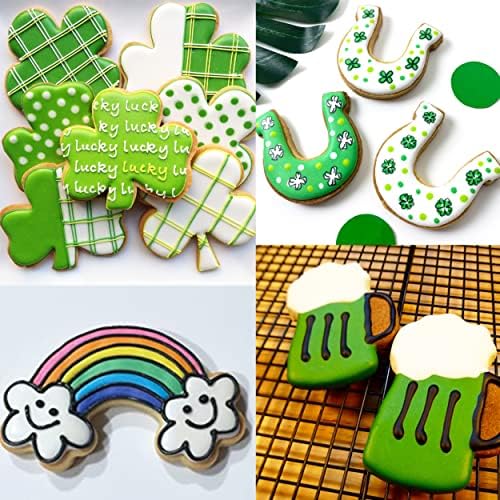 Shamrock Cutters for St Patricks 16pcs Easy Kitchen Tools