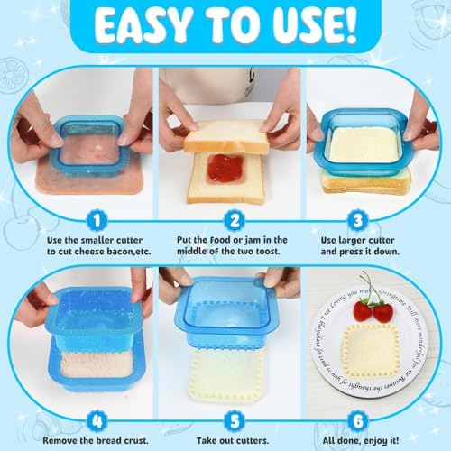 HiYZ Square Sandwich Cutter and Sealer