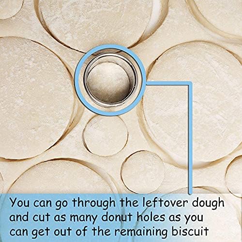 Stainless Steel Biscuit Cutter Set 3 inch Soft Grip Handle Gift Package