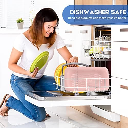 Collapsible Colander Basket Easy to Use Expandable Kitchen Tool