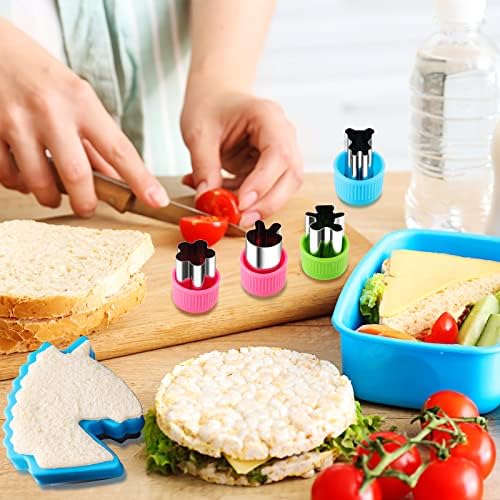 HiHITAOO Sandwich Cutter Set for Kids Lunchset