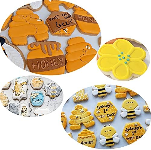 Fun 6-Piece Bee Cookie Cutters for Baking and More