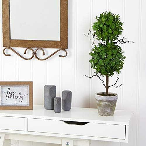 Eucalyptus Double Ball Topiary Artificial Tree