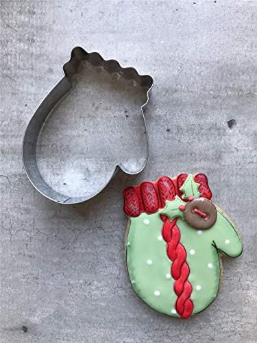 LILIAO Winter Holiday Cookie Cutter Set Ugly Sweater Stocking Hat Mitten