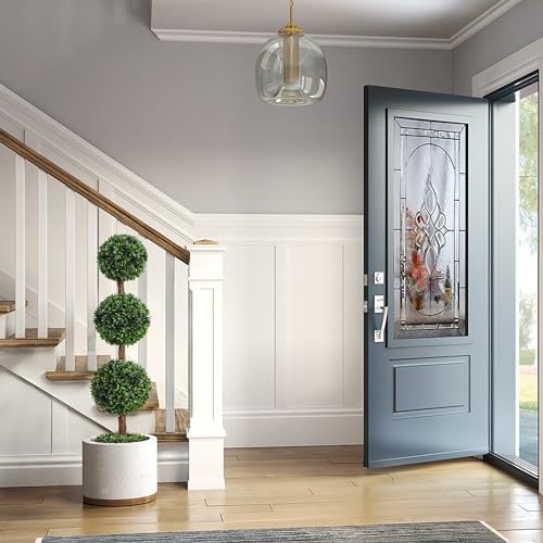 Faux Boxwood Ball Tree Outdoor