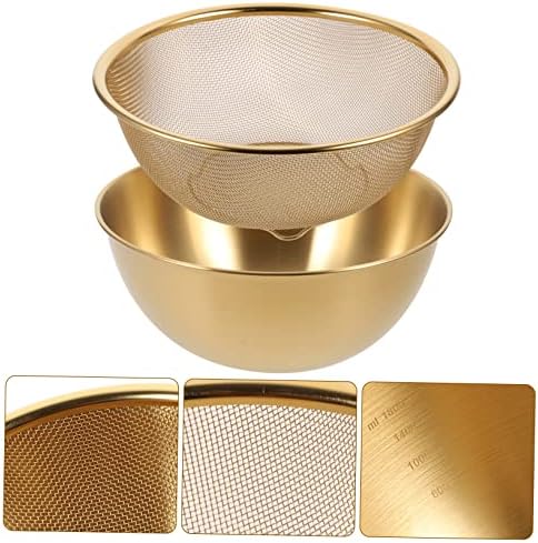 NAMOARLYStainless Steel Drain Basket 1 Set