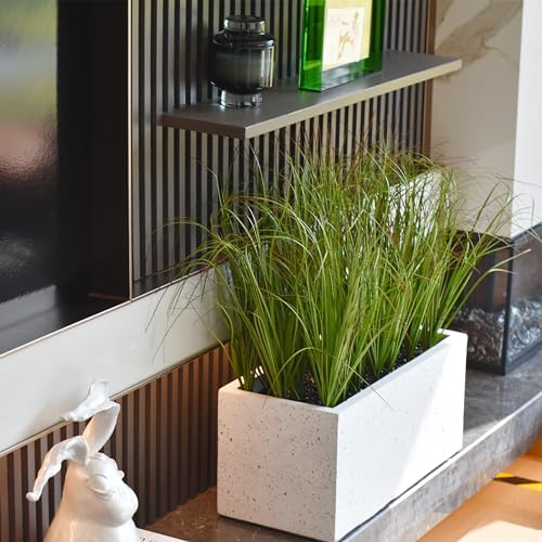 16PCS Realistic Fake Outdoor Grass