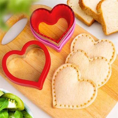 Love Baking Heart Cookie Cutter Set
