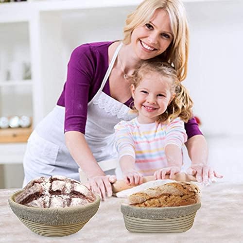 High-Quality Artisan BREAD Proofing Basket Set for Sourdough Bakery Use