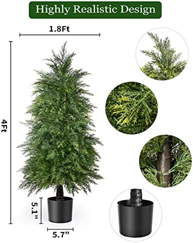 High-Quality Cedar Topiaries for Front Porch Dcor