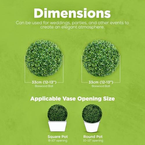 Faux Boxwood Decor Set