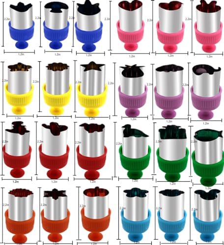 24-Piece Vegetable Cutter Set
