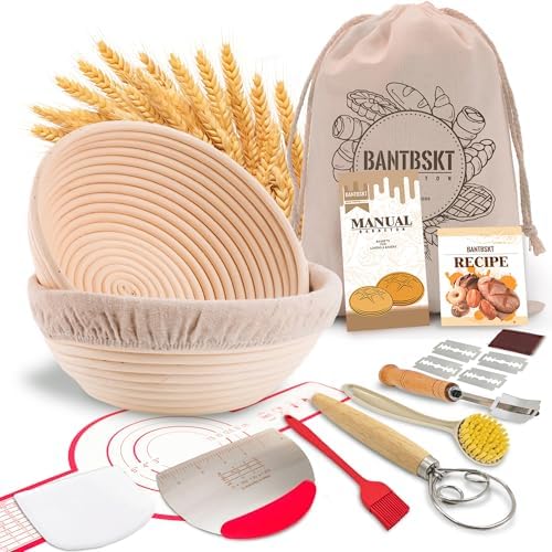 Sourdough Proofing Baskets Set 9-inch 10-inch