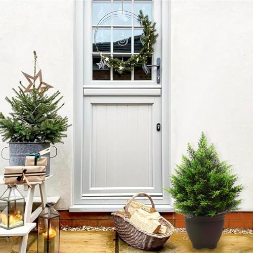 2FT Artificial Cedar Tree Artificial Christmas Tree for Outdoor Use