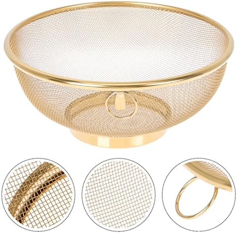 Mikinona 2-Piece Stainless Steel Fine Mesh Strainer Bowl Set