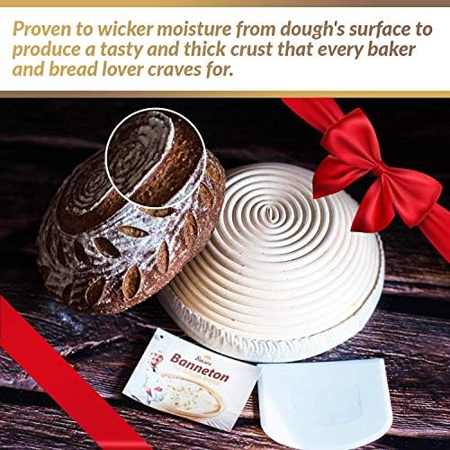 9-Inch Banneton Proofing Basket Perfect for Bakers