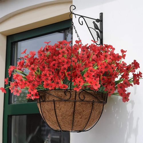 Hananona 14-Pack Red Artificial Flowers