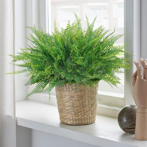 Breathtaking 24-Piece Boston Fern Artificial Plants for Home Outdoor Use