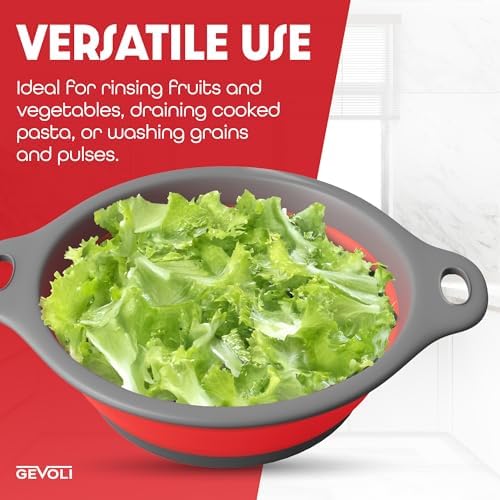 Gevoli Strainer with Self-Draining Base 5QT