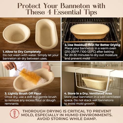 11 Round Banneton Bread Proofing Basket Made in Germany
