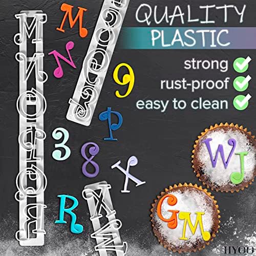 HYQO Elaborate Letter Stamps Set