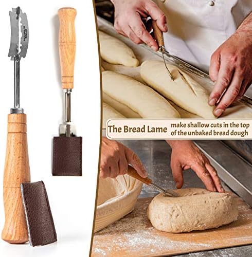 Sourdough Breads Masterpiece Banneton Proofing Basket Set