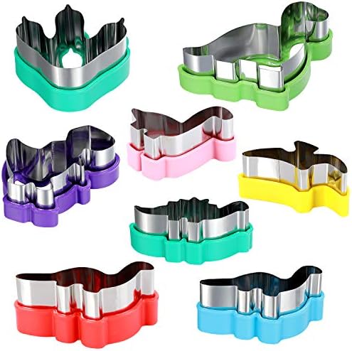 Sturdy Dinosaur Cookie Cutters Set for Kids