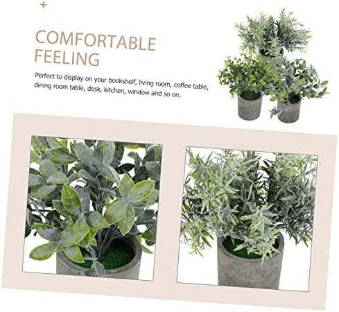 BloomBrightly Faux Plants Potted