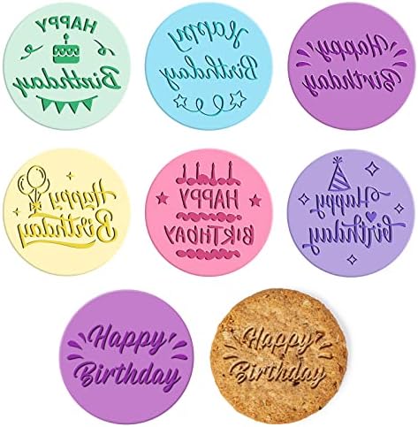 6 Pcs Baby Shower Fondant Embosser Cookie Stamps 3D Design