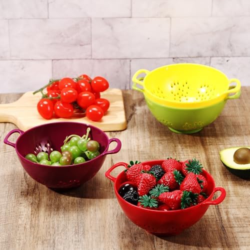 4-Piece Mini Colander Set with 4 Colors