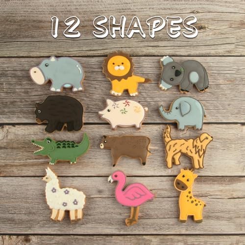 Fun Animal Cookie Cutters for Kids Safari Animals Set