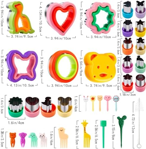 Sandwich Cutter for Kids 48 Pcs