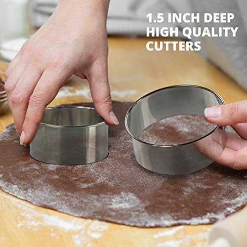 Funutters Premium Cookie Cutter Set 2-4 Heavy Duty for Baking