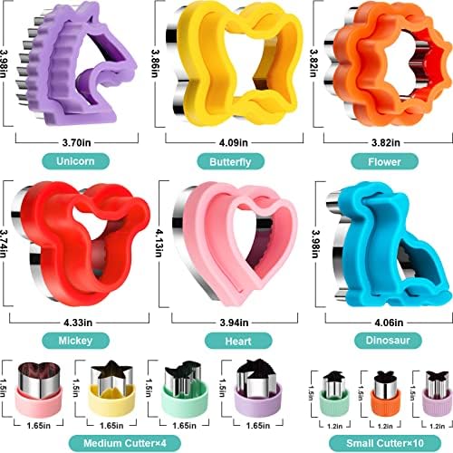 Magic of Munch - 48PCS Mega Sandwich Cutters Set for Kids