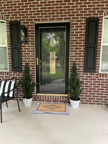 Match the DCF - 4 Outdoor Artificial Cedar Topiary Pack of 2
