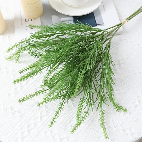 3-Piece Realistic Artificial Grass Greenery for Home Office Use