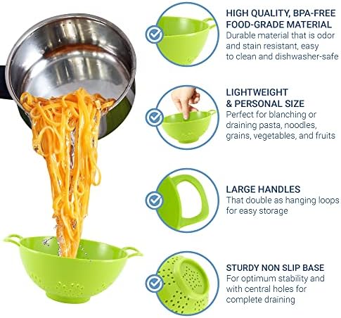 6-inch Colander for Kitchen Mastery Precision Design and Convenience