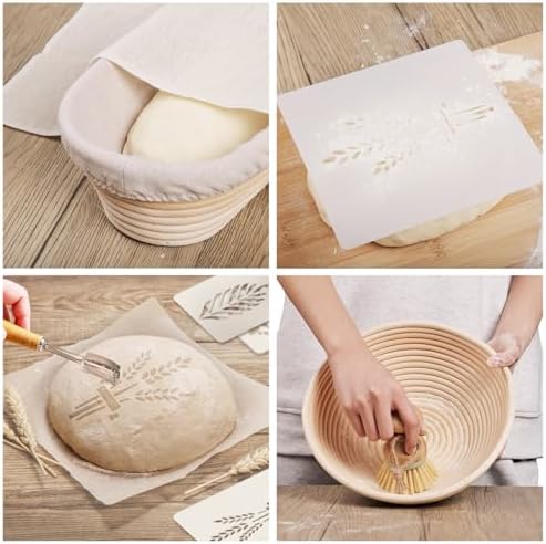 CODOGOY Eco-Friendly Sourdough Proofing Basket Set
