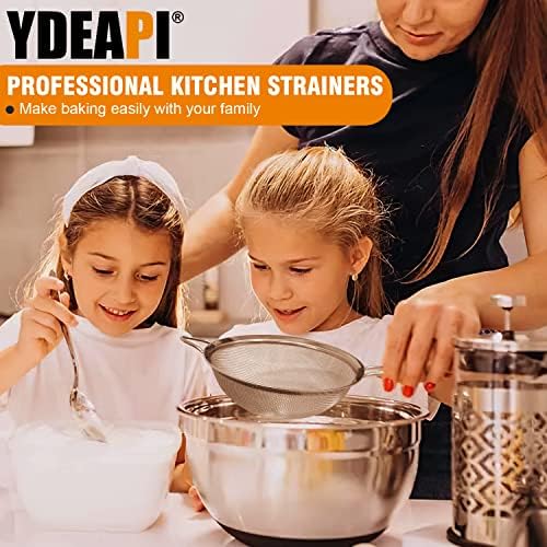 Sturdy 9-inch Mesh Strainer with Handle for Kitchen Essential