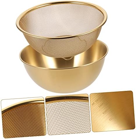 Effortless Vegetable Colander Stainless Steel Mesh Basket for Kitchen Use