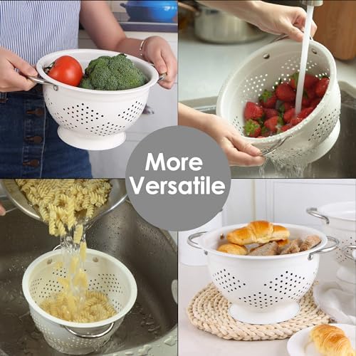 Rorence 3-in-1 Colander Set - Durable Easy to Use