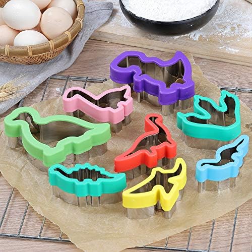 Sturdy Dinosaur Cookie Cutters Set for Kids