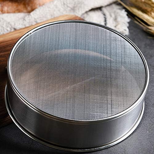 TOPFROP Stainless Steel Flour Sifter with Fine Mesh