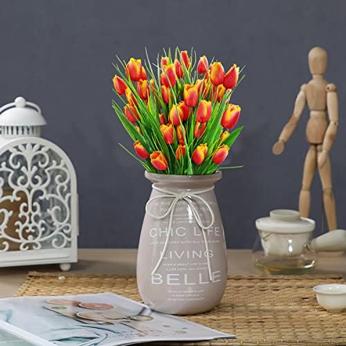 Elegant Outdoor Artificial Tulips